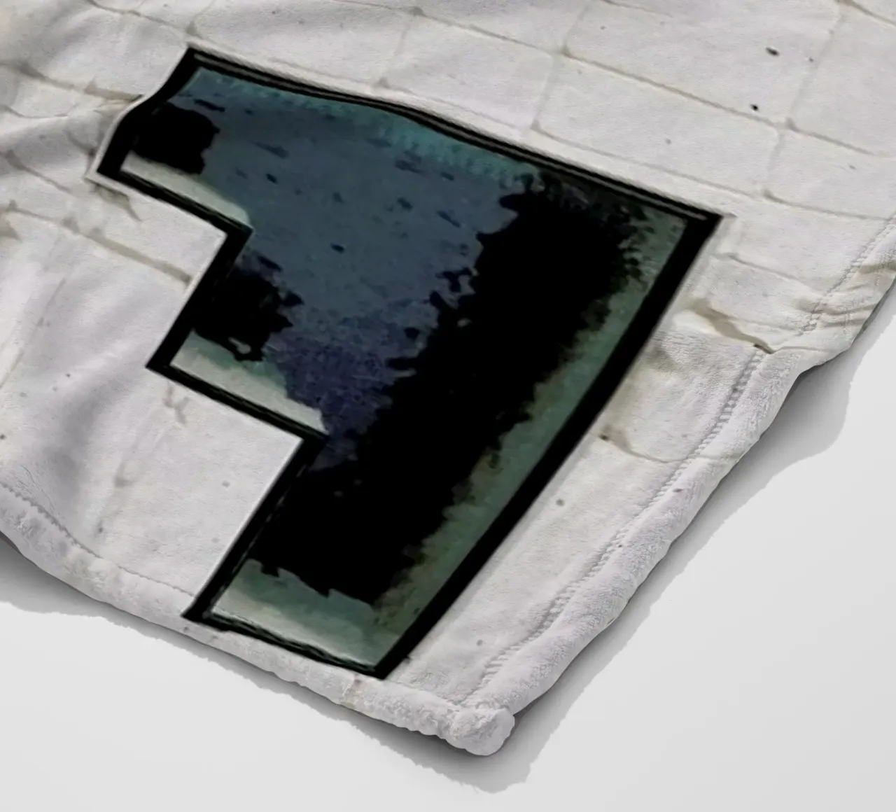 Abstract Geometrics coperta in pile da Sebastian Hilgetag