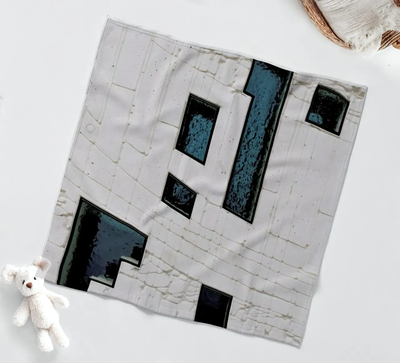 Abstract Geometrics coperta in pile da Sebastian Hilgetag