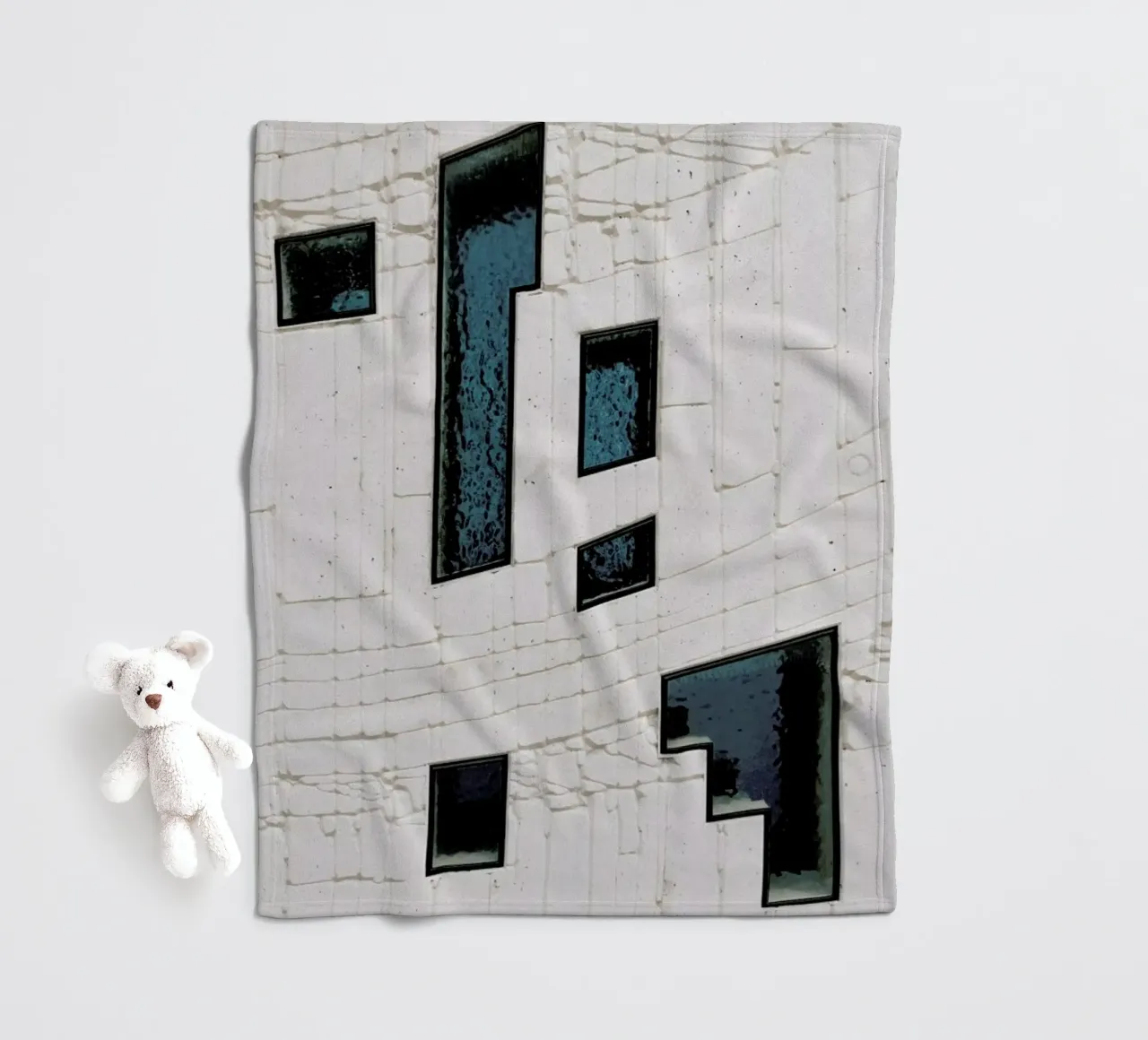 Abstract Geometrics coperta in pile da Sebastian Hilgetag