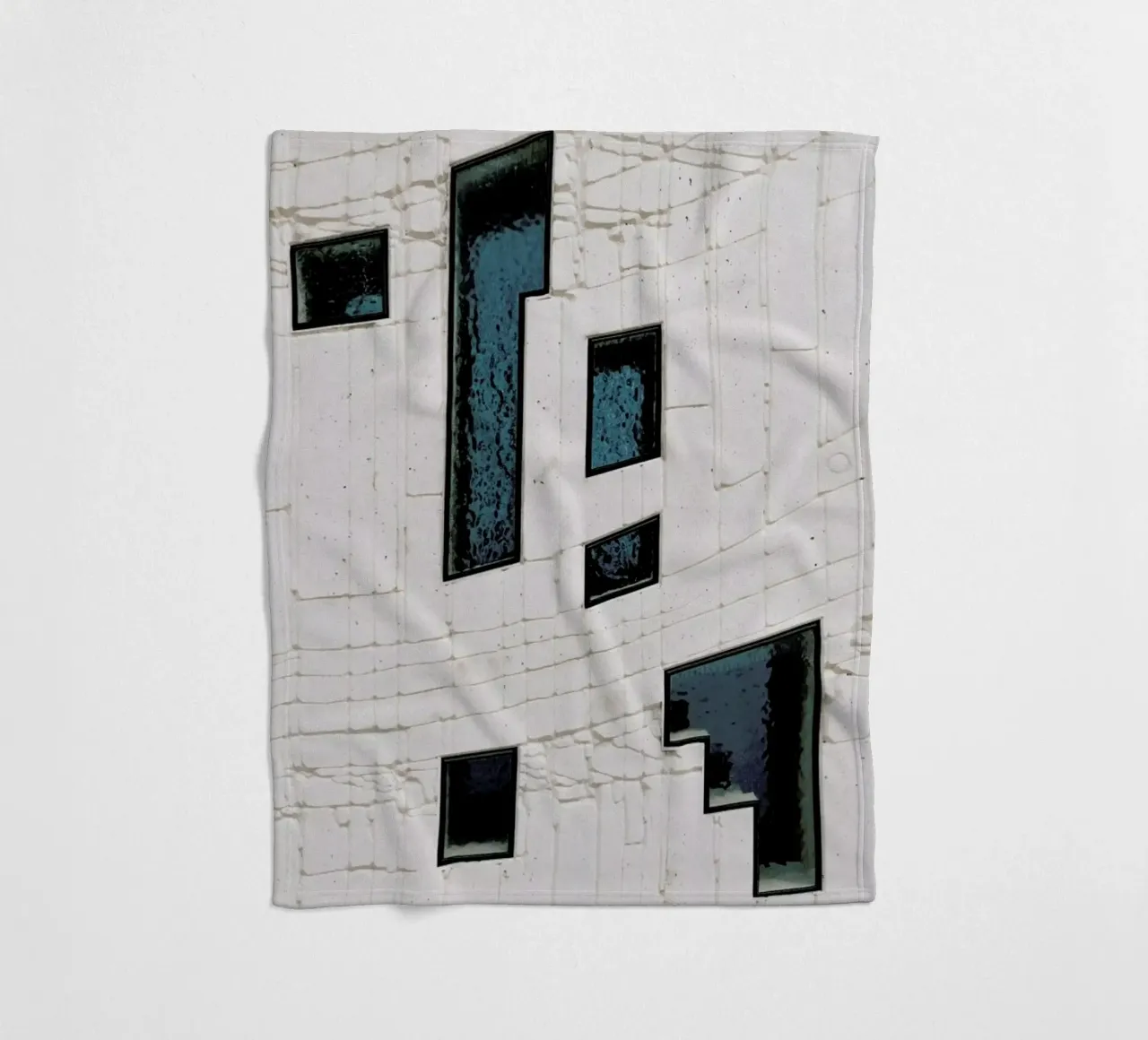 Abstract Geometrics coperta in pile da Sebastian Hilgetag