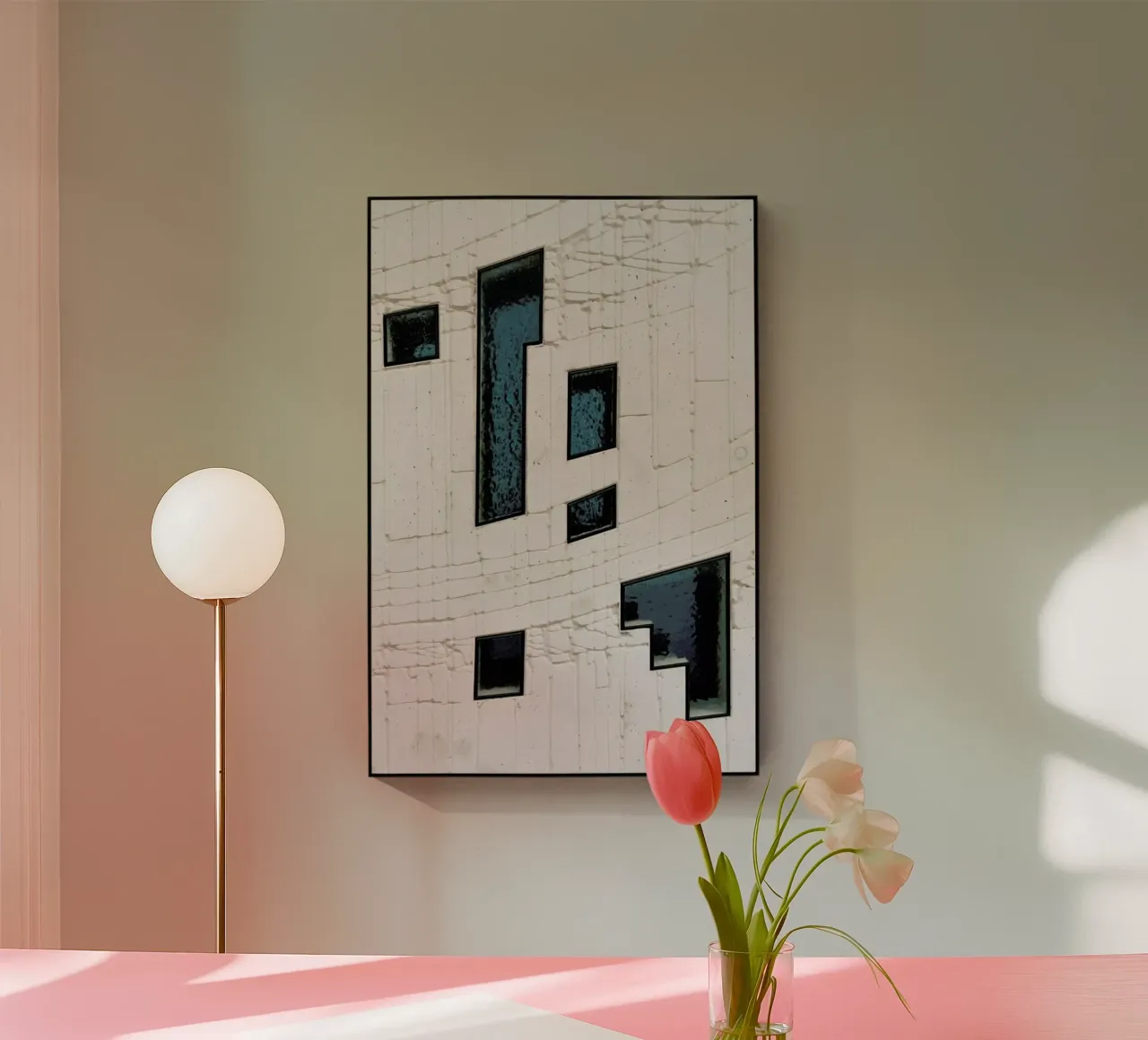 Abstract Geometrics plexiglass da Sebastian Hilgetag