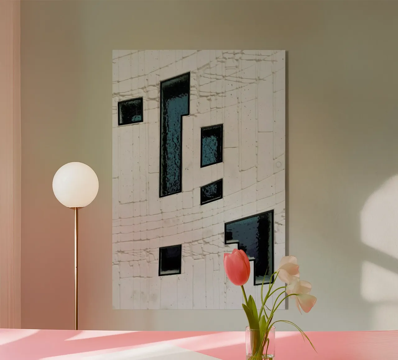 Abstract Geometrics plexiglass da Sebastian Hilgetag