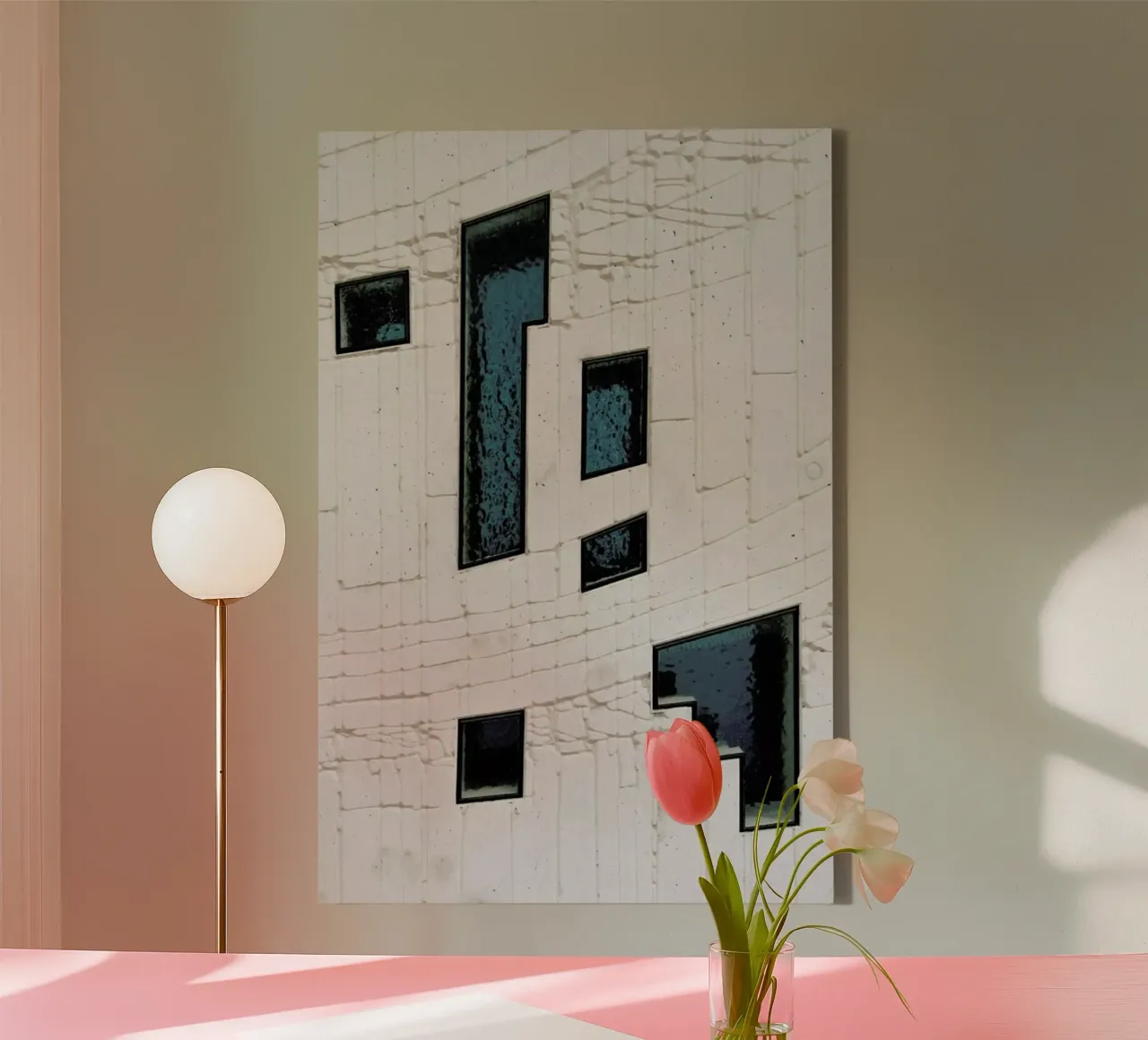 Abstract Geometrics tela da Sebastian Hilgetag