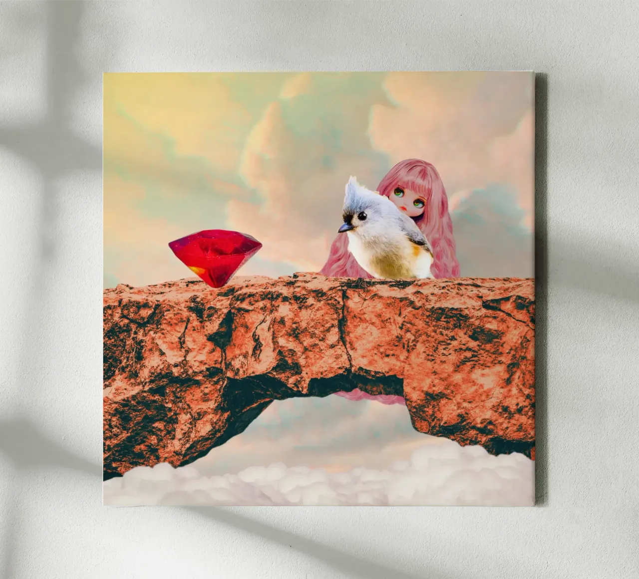 Serendipity canvas with Floater frame by lipecobr