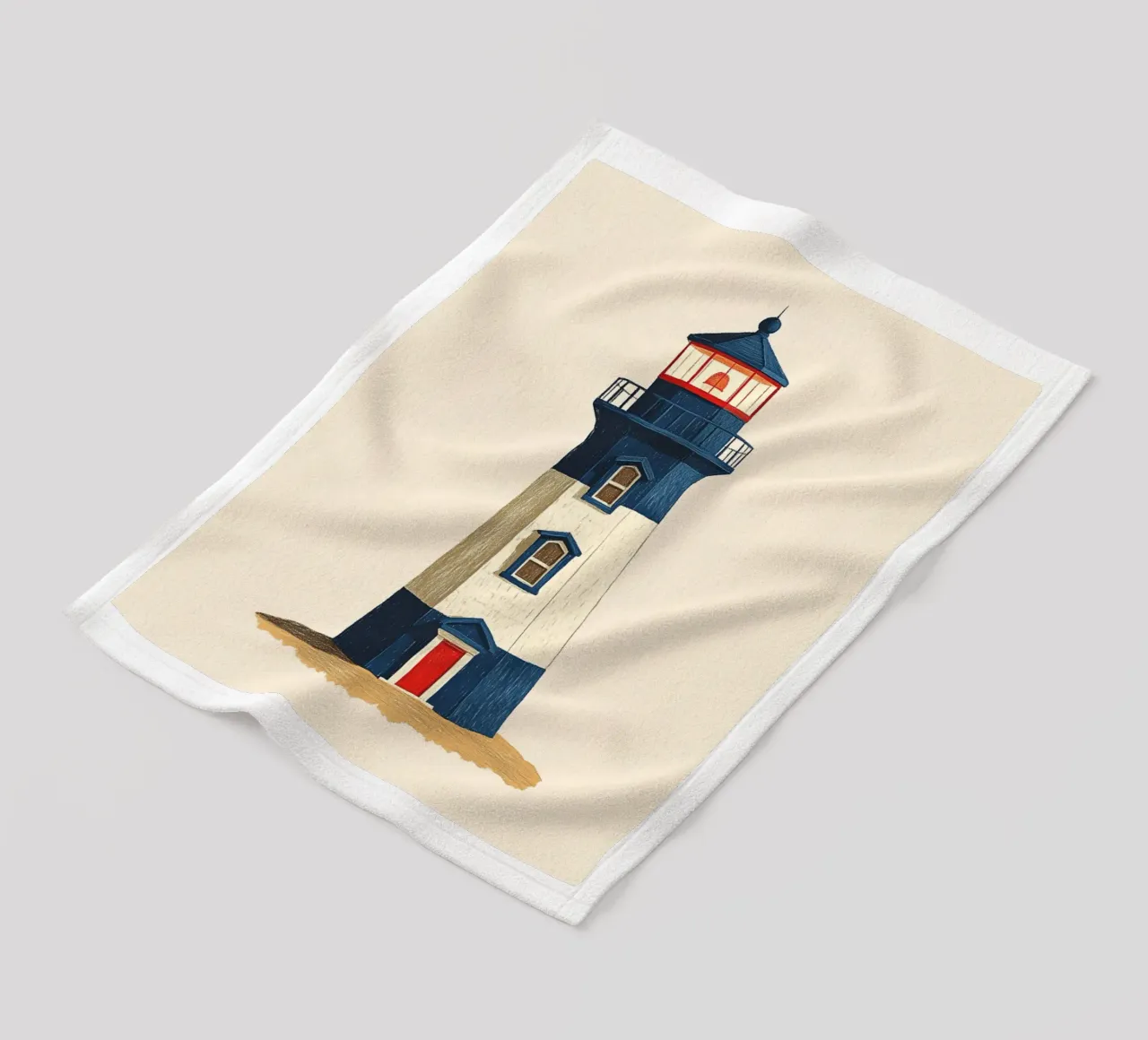 Faro coperta in pile da Curious Canvas