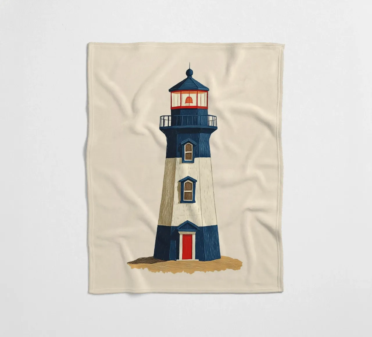 Faro coperta in pile da Curious Canvas