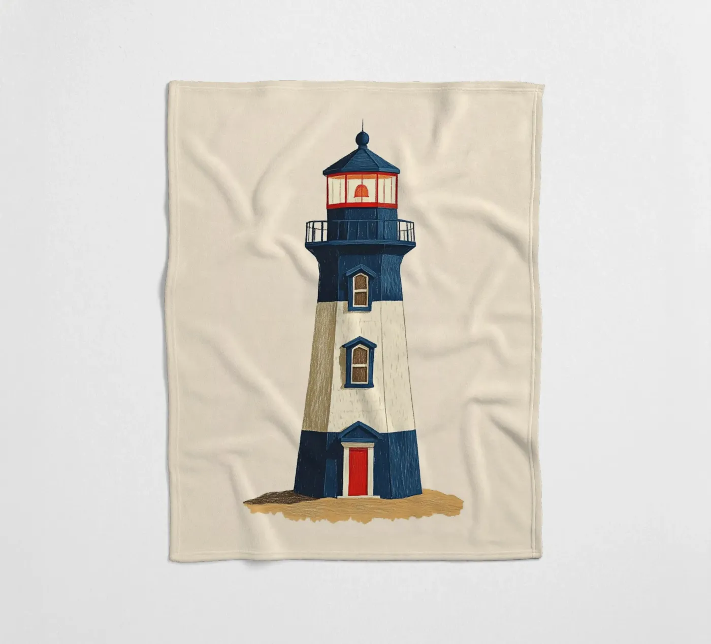 Faro coperta in pile da Curious Canvas
