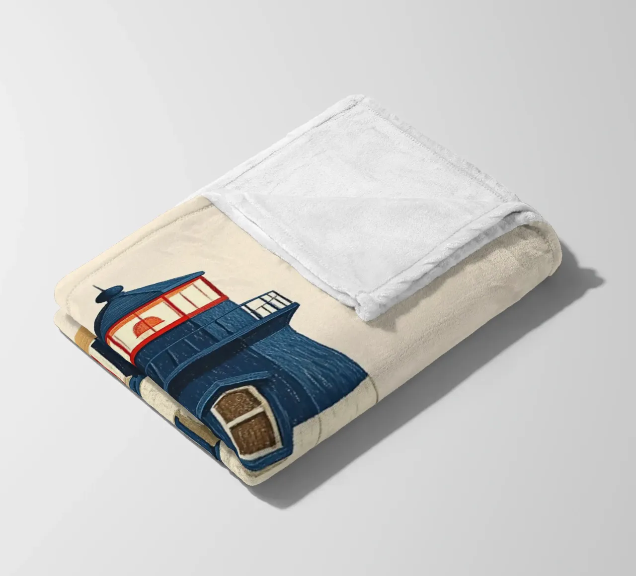 Faro coperta in pile da Curious Canvas