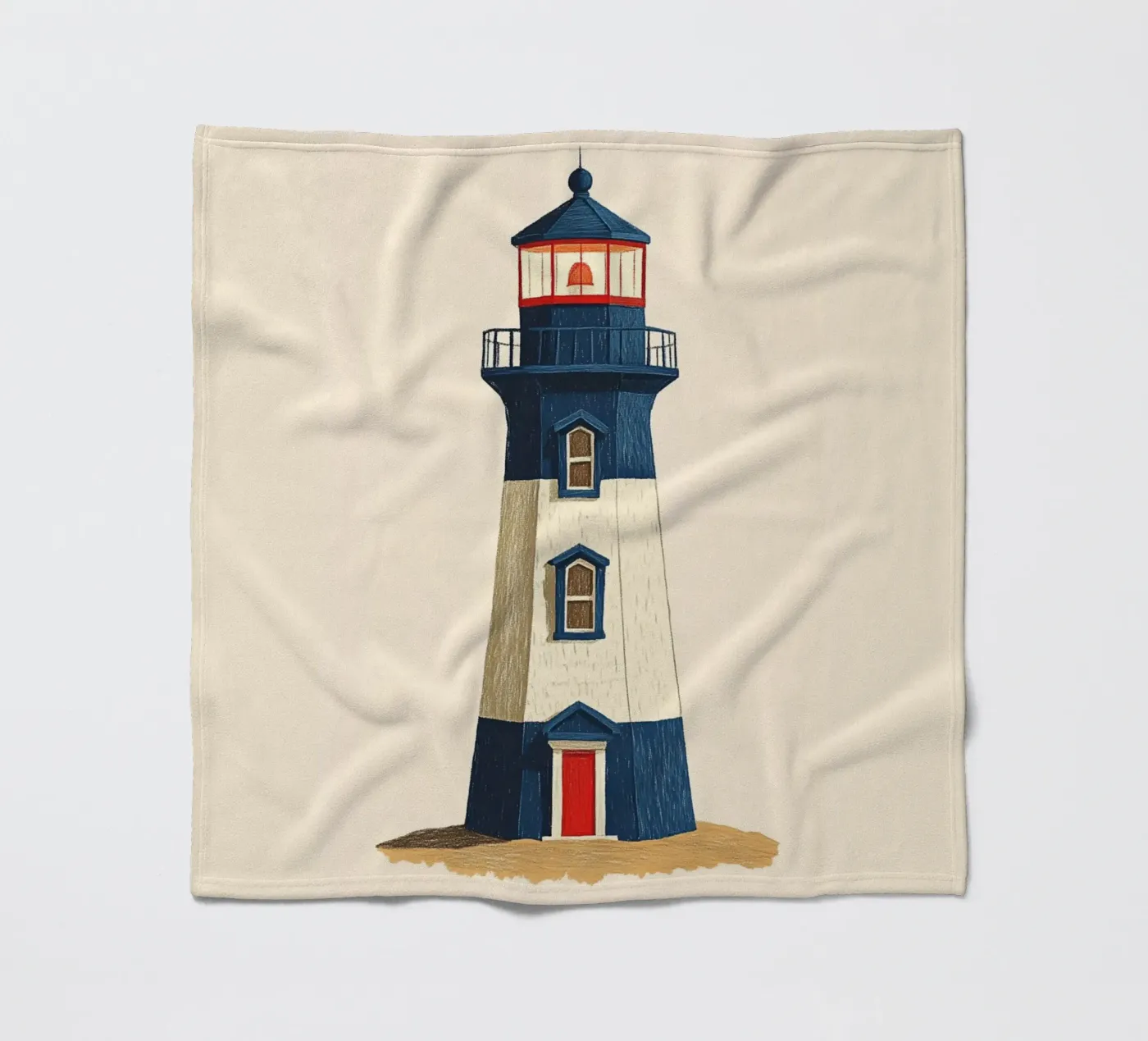 Faro coperta in pile da Curious Canvas