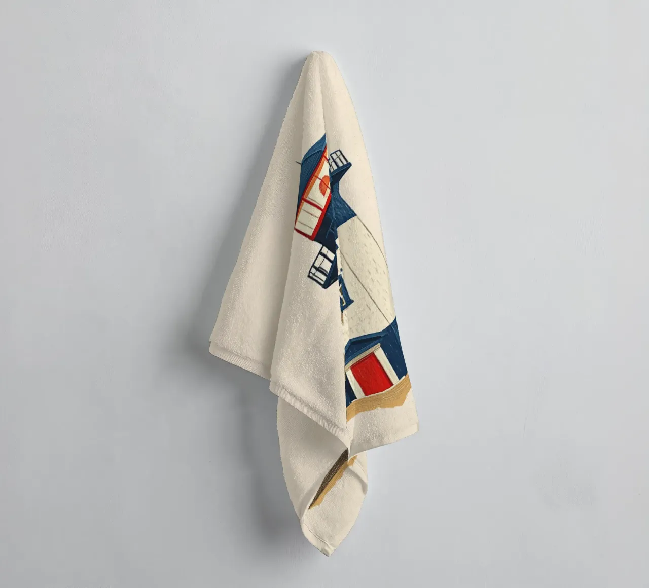 Faro asciugamano da bagno da Curious Canvas