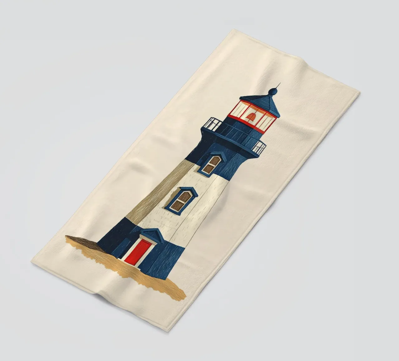 Faro telo mare da Curious Canvas