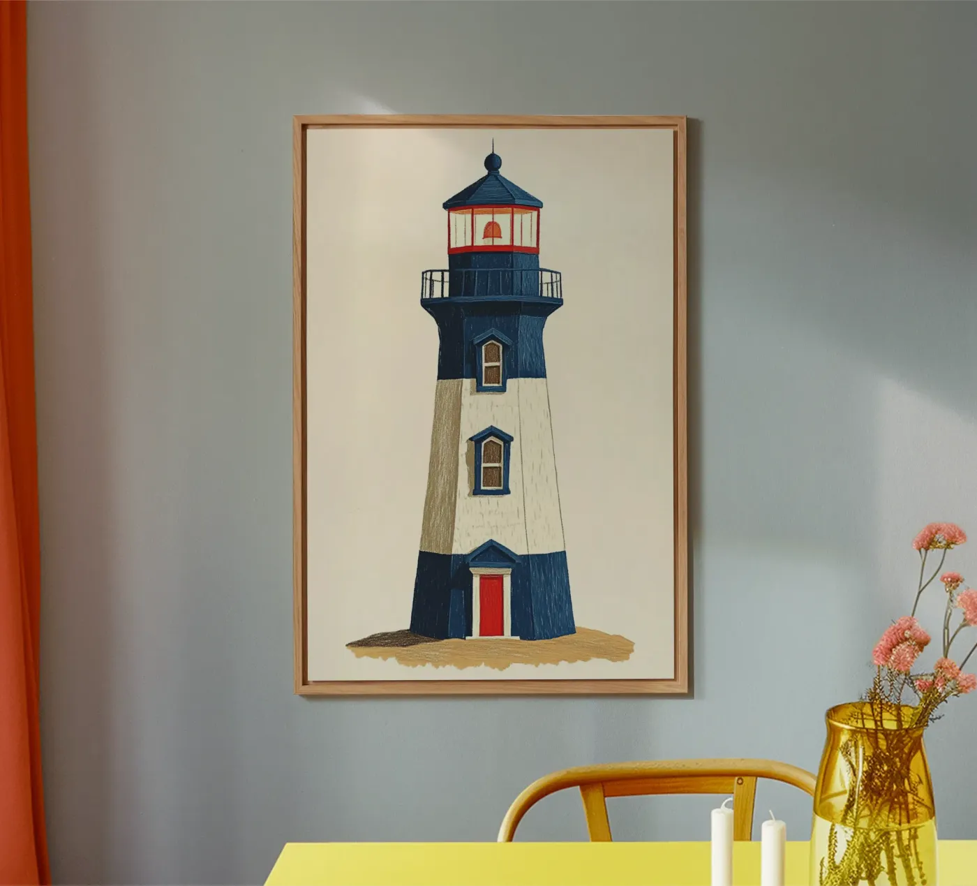 Lighthouse forex plate by Curious Canvas