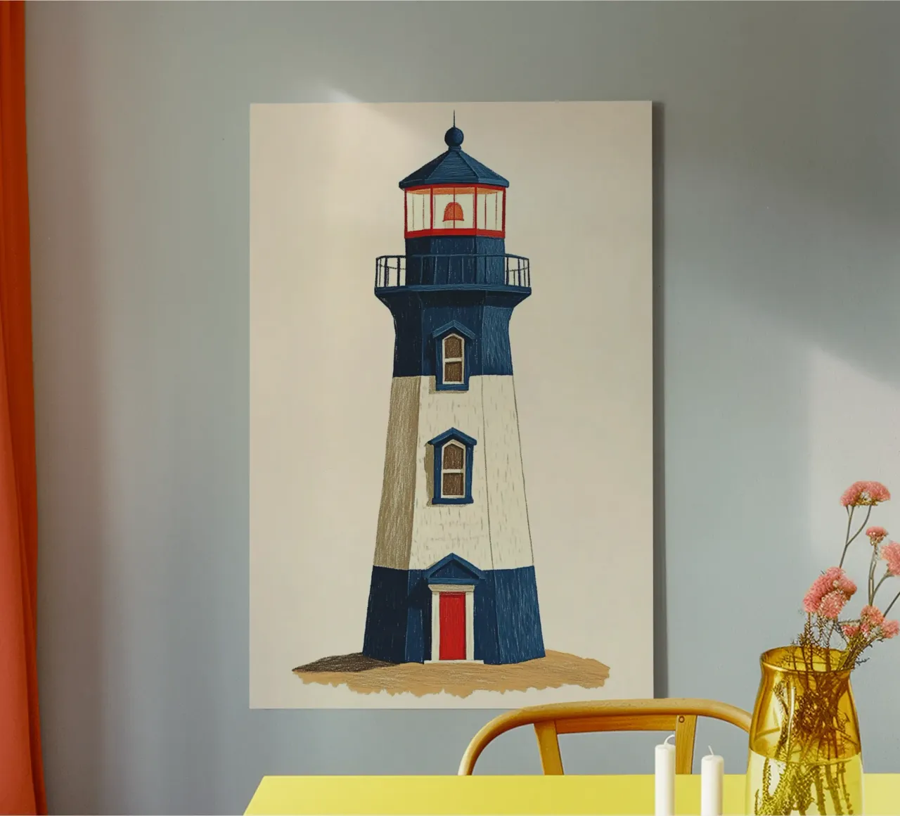 Faro tela da Curious Canvas