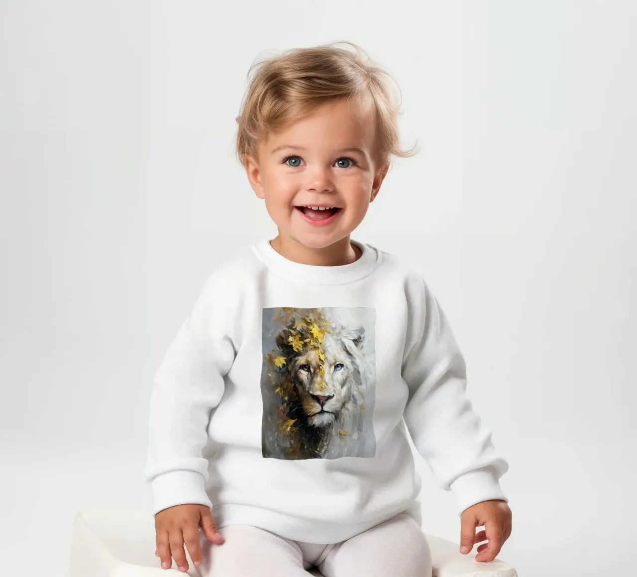 Lion Golden felpa neonato da Mateo