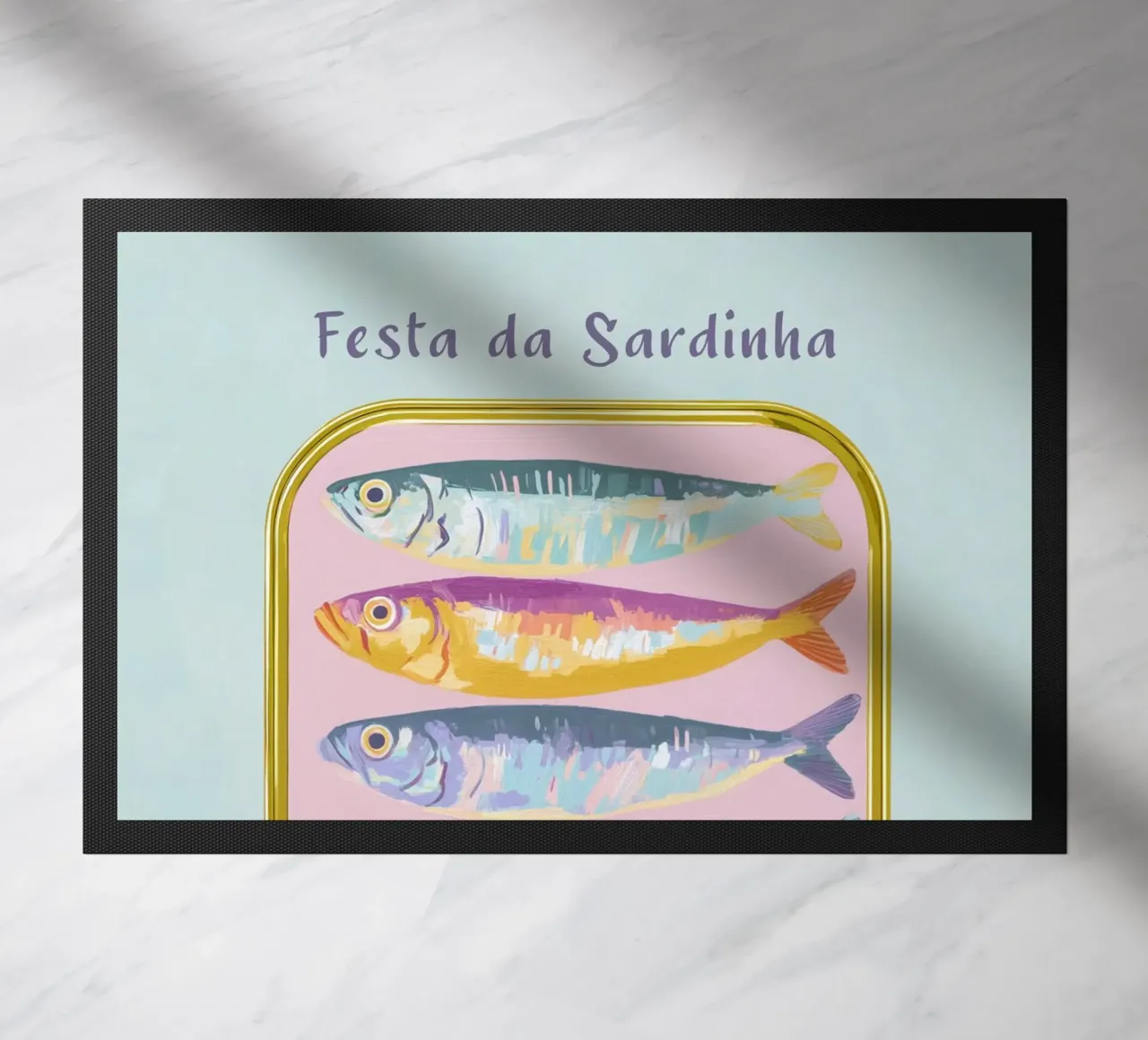 L'amore per le sardine in Portogallo zerbino da Carinaprint