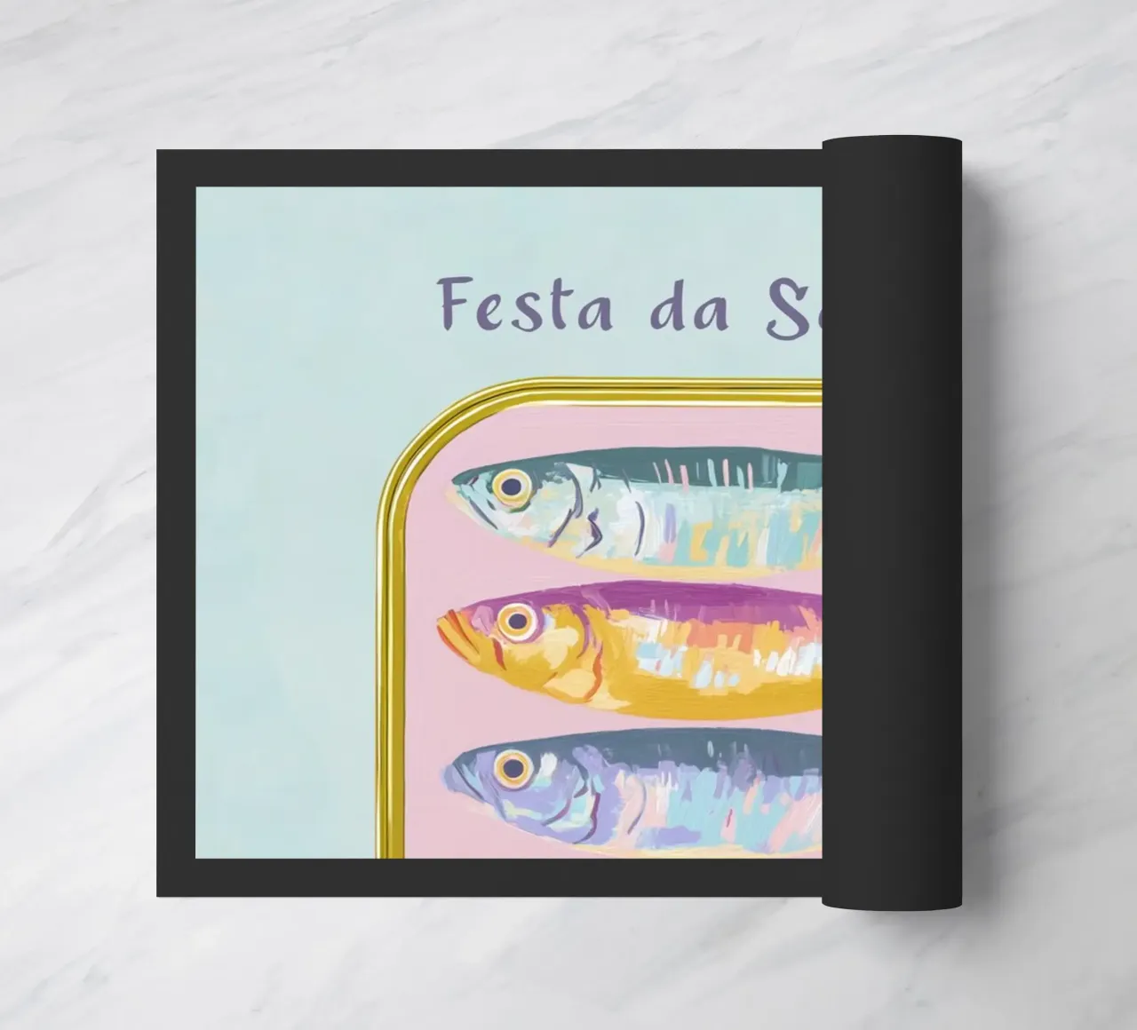 L'amore per le sardine in Portogallo zerbino da Carinaprint