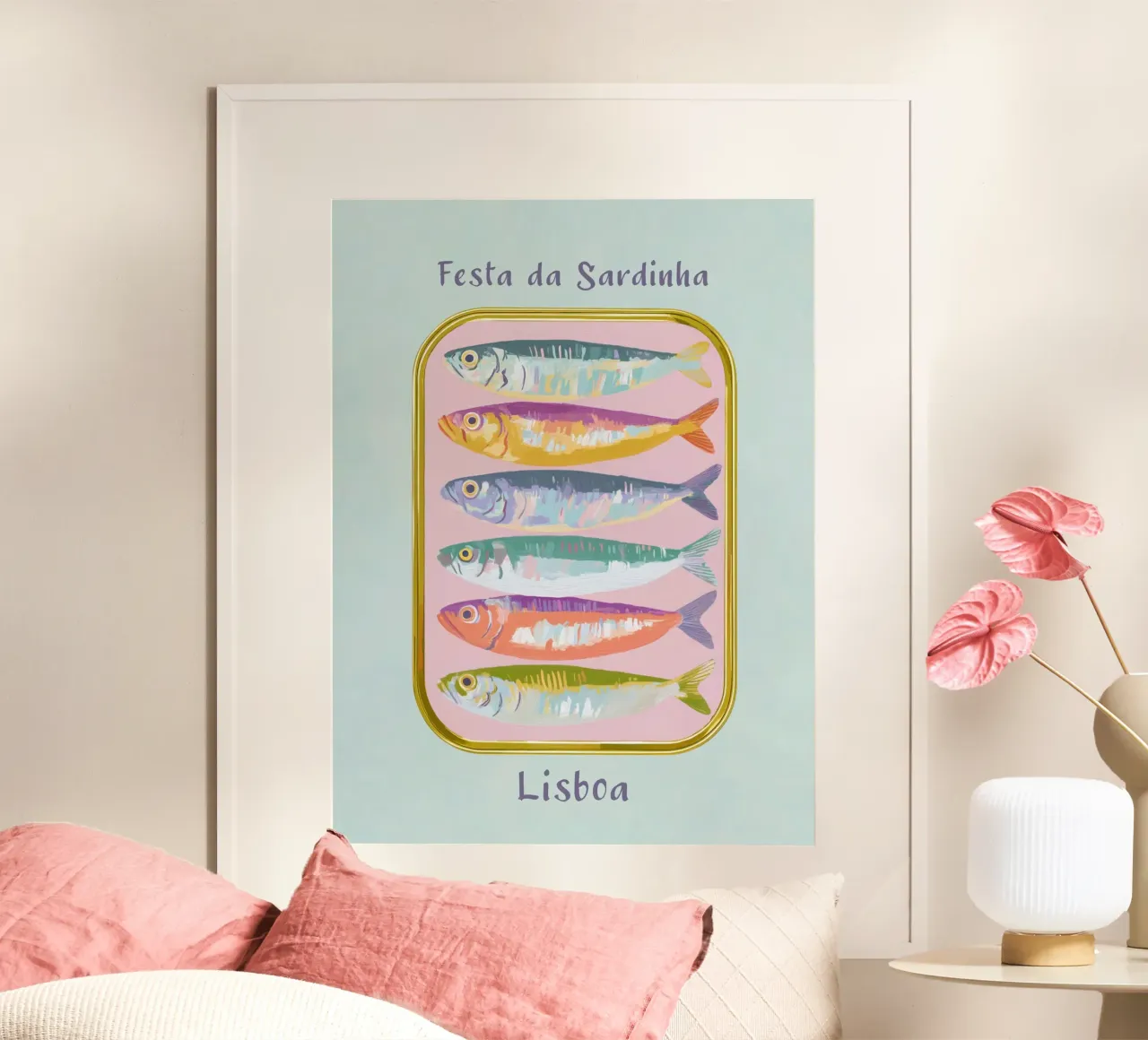 L'amore per le sardine in Portogallo carta hahnemühle da Carinaprint
