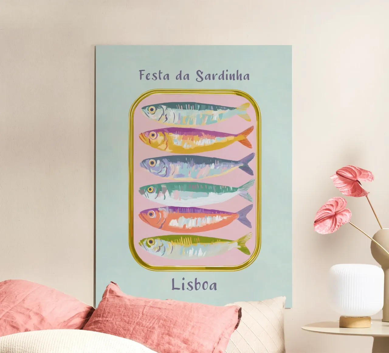 L'amore per le sardine in Portogallo carta hahnemühle da Carinaprint