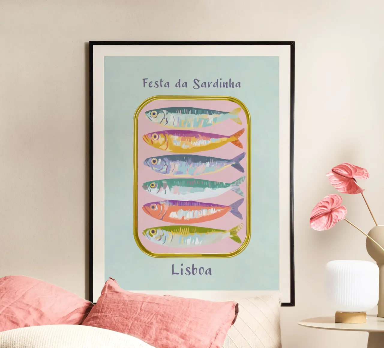 L'amore per le sardine in Portogallo carta hahnemühle da Carinaprint