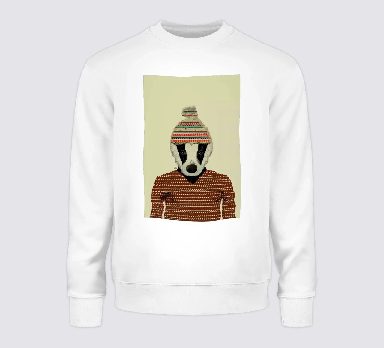 seb the badger sudadera de Brian Buckley