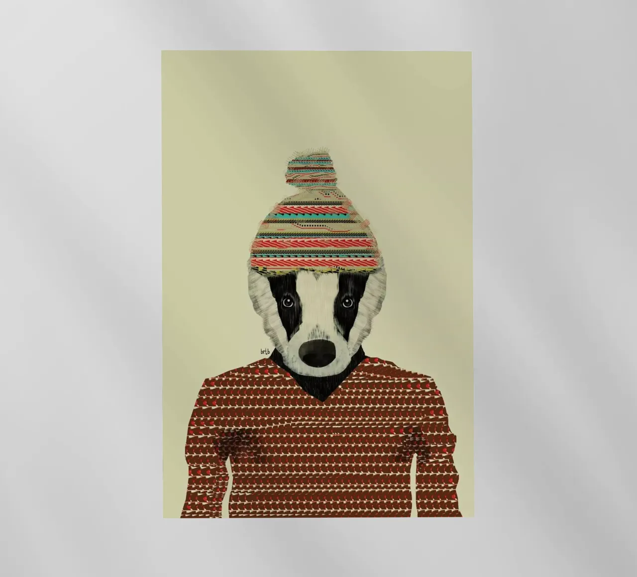 seb the badger pellicola backlit da Brian Buckley