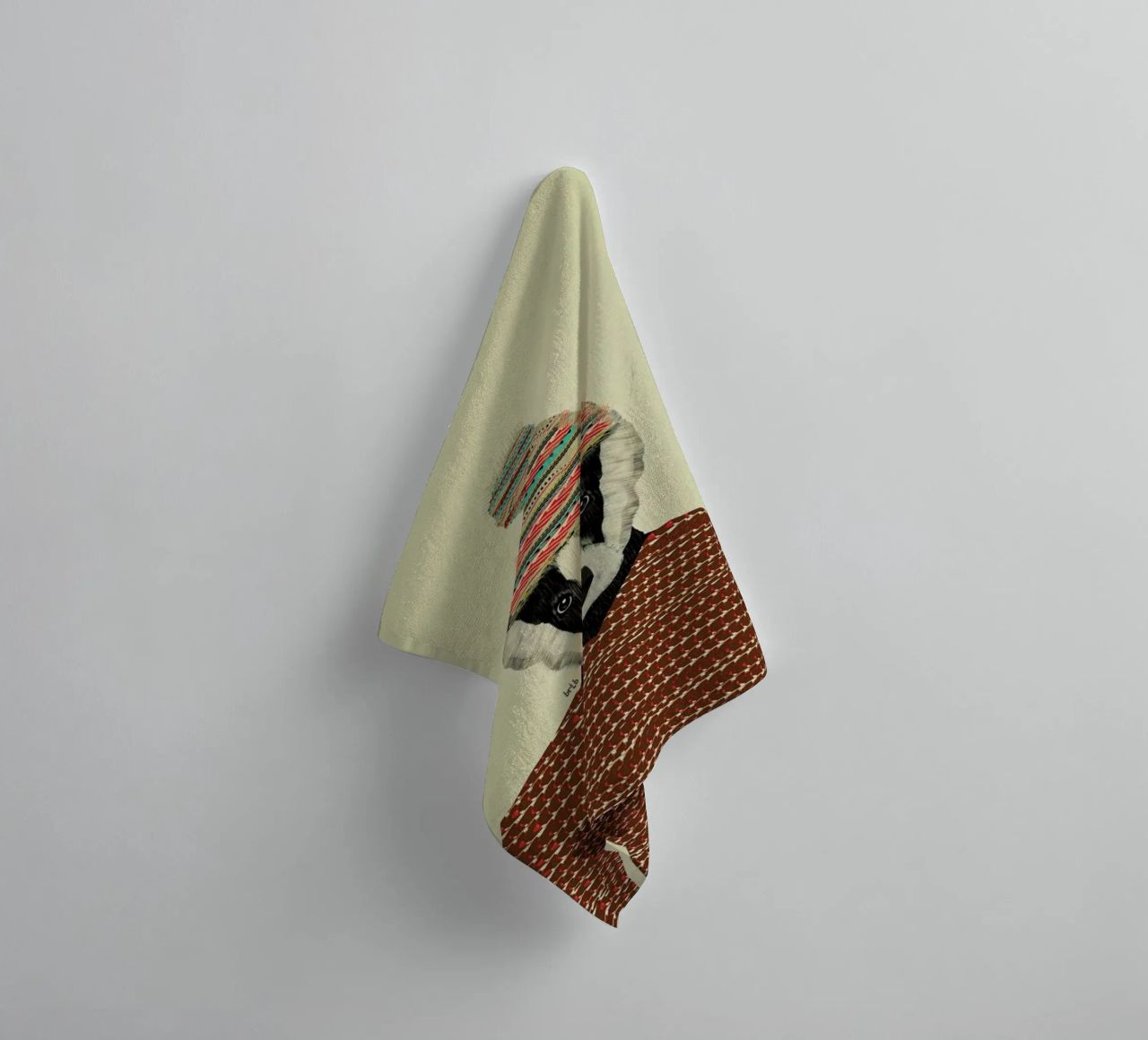 seb the badger toalla de baño de Brian Buckley