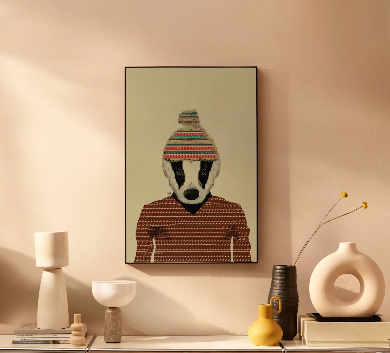 seb the badger metacrilato de Brian Buckley