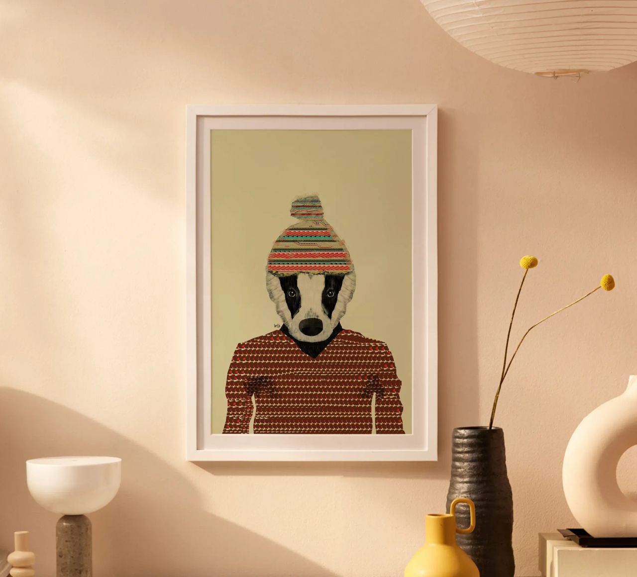 seb the badger hahnemühle de Brian Buckley