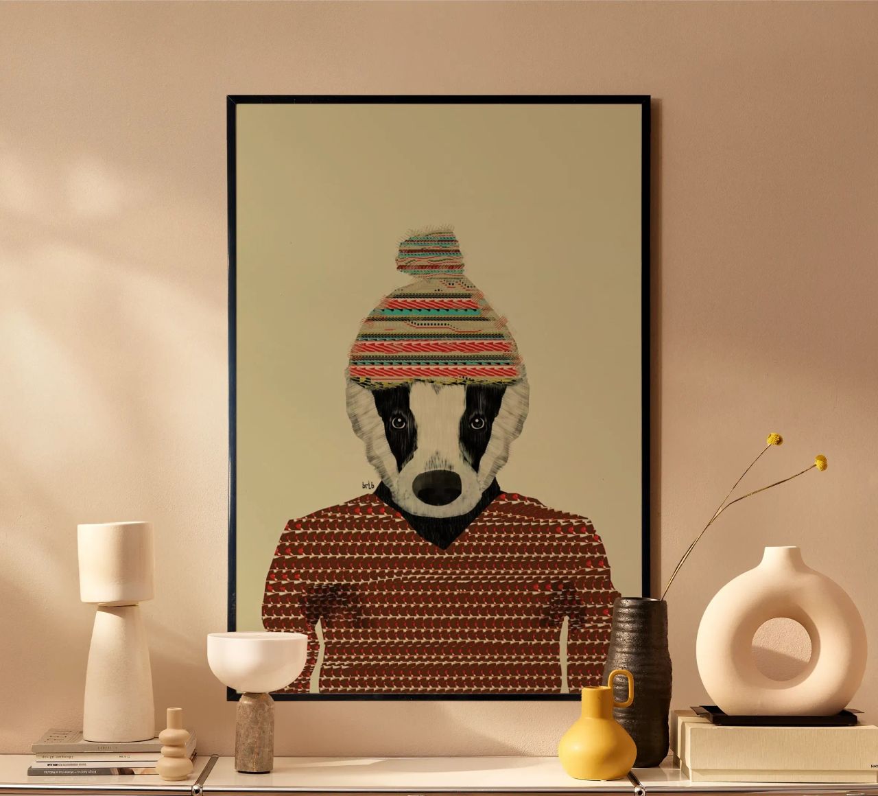 seb the badger hahnemühle de Brian Buckley