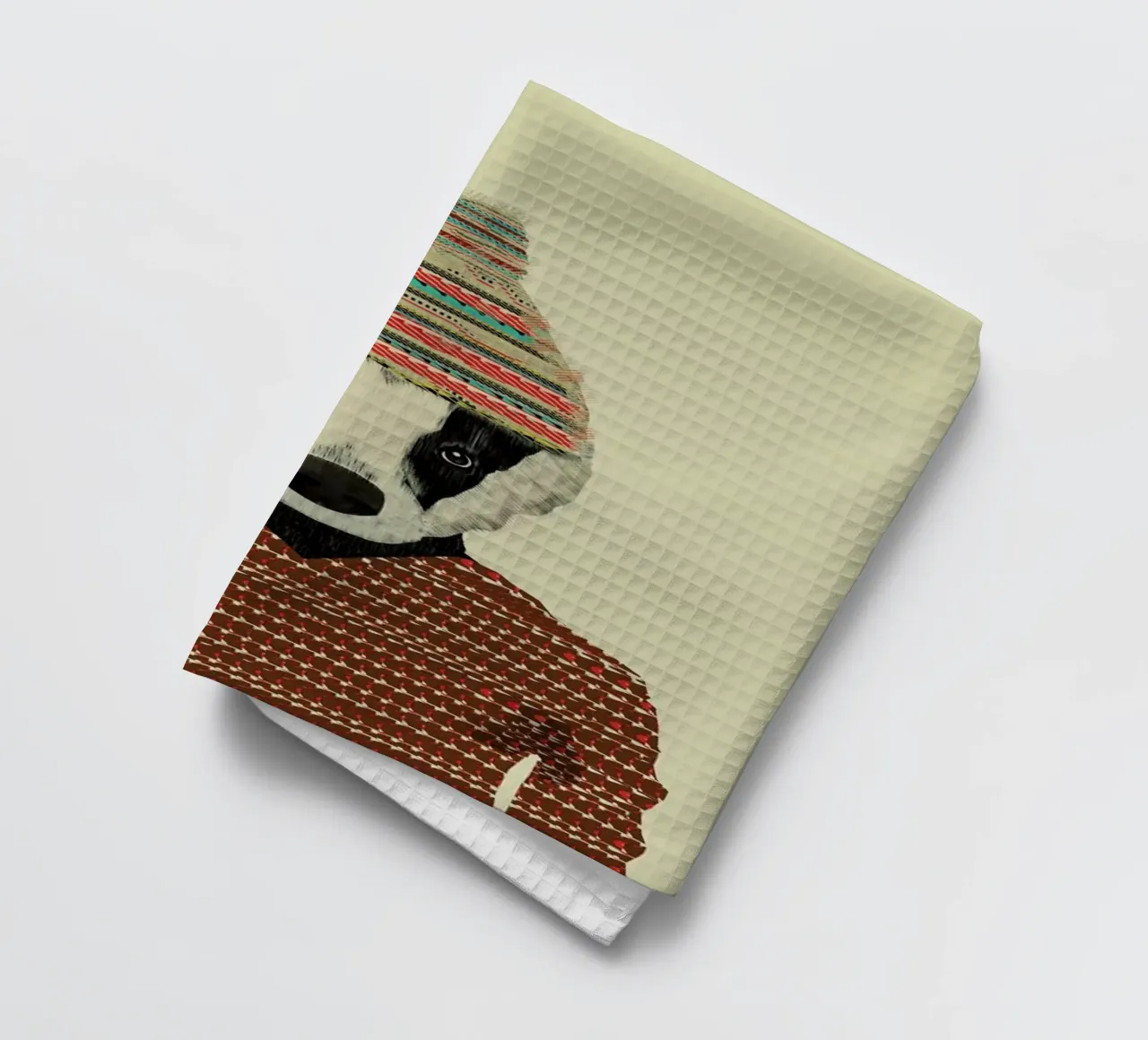 seb the badger torchon de Brian Buckley