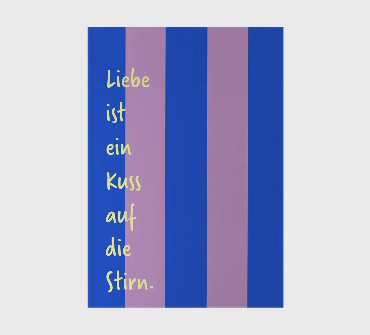 Liebe ist ein Kuss.. (mehrere Varianten verfügbar) notebook by FRICKE DESIGN