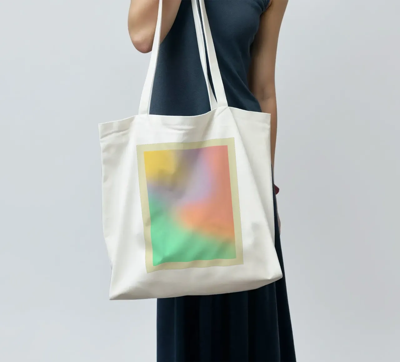 Pastel Drift tote bag by SMPLE