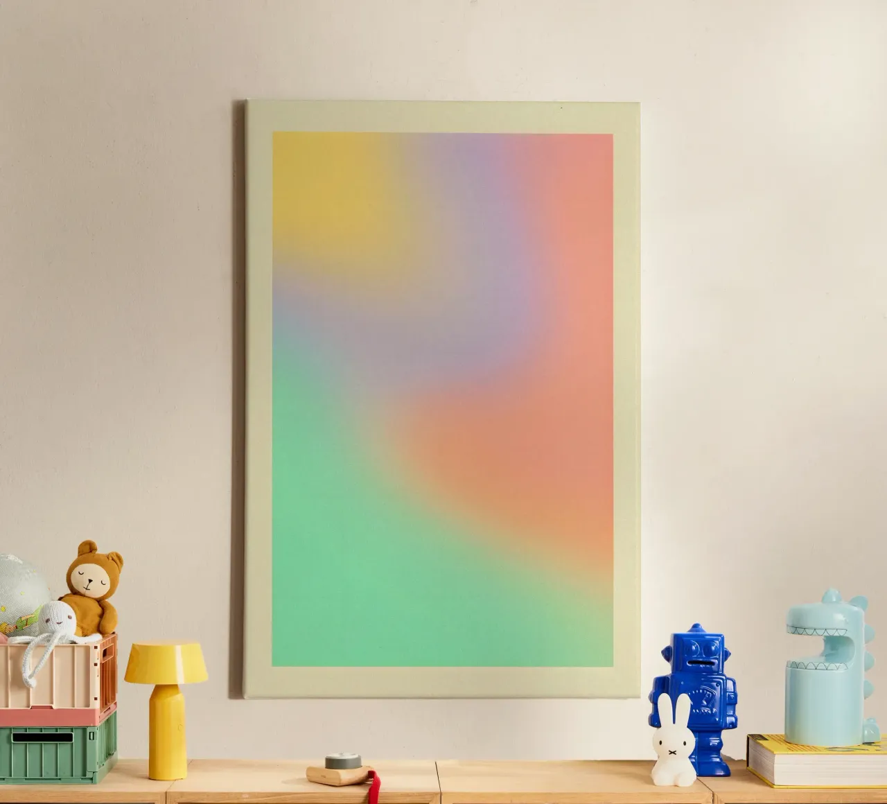 Pastel drift canvas van SMPLE
