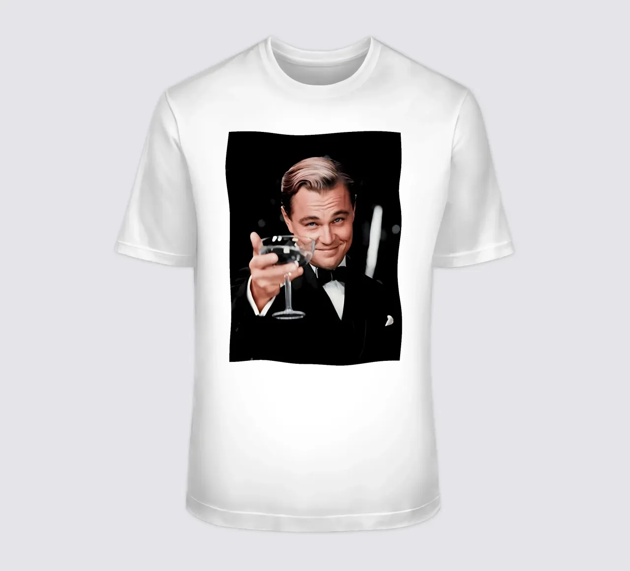 Leonardo Dicaprio t-shirt da Low poly art