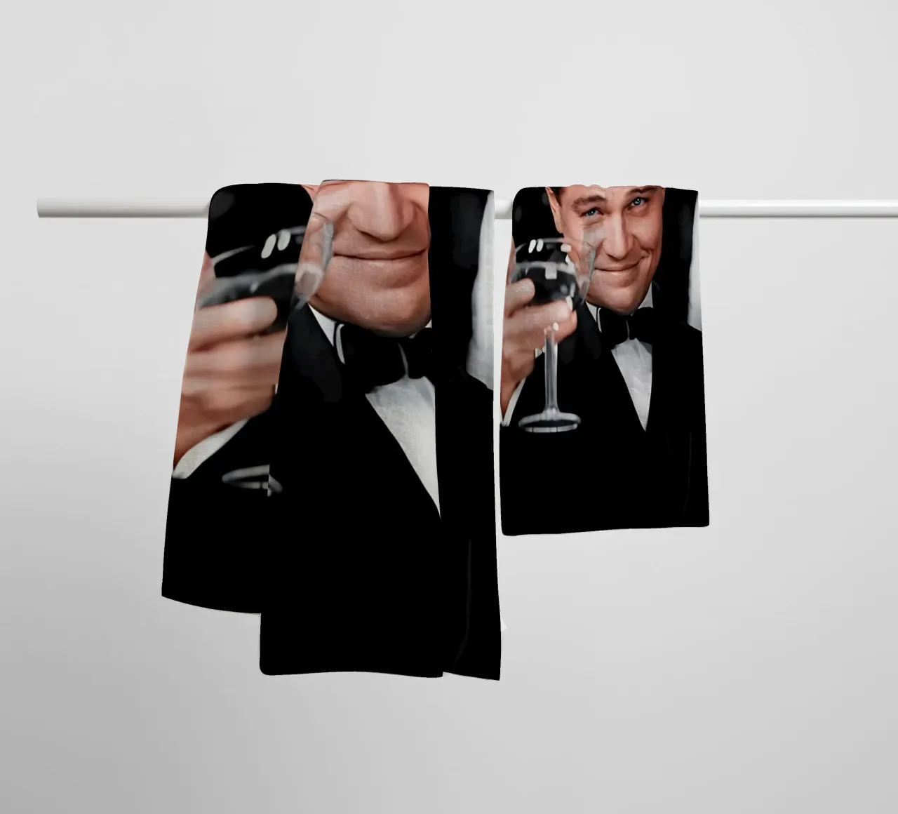 Leonardo Dicaprio asciugamano da bagno da Low poly art