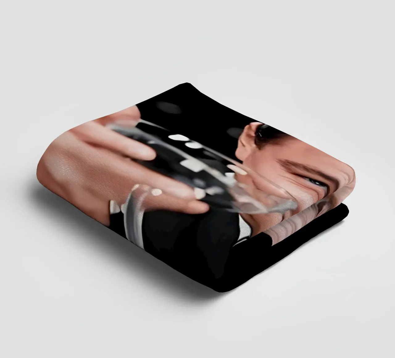 Leonardo Dicaprio asciugamano da bagno da Low poly art