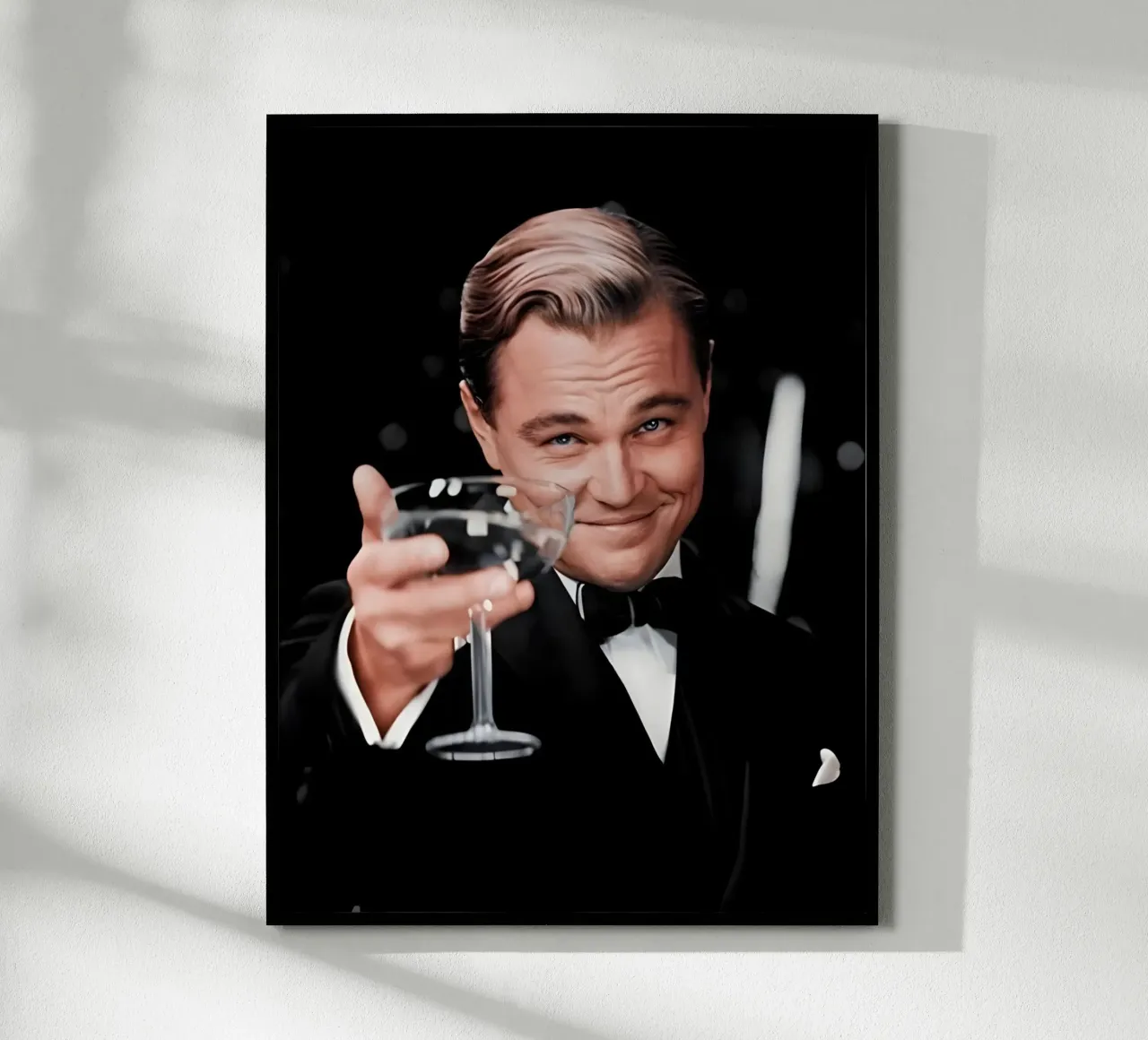 Leonardo Dicaprio carta hahnemühle da Low poly art