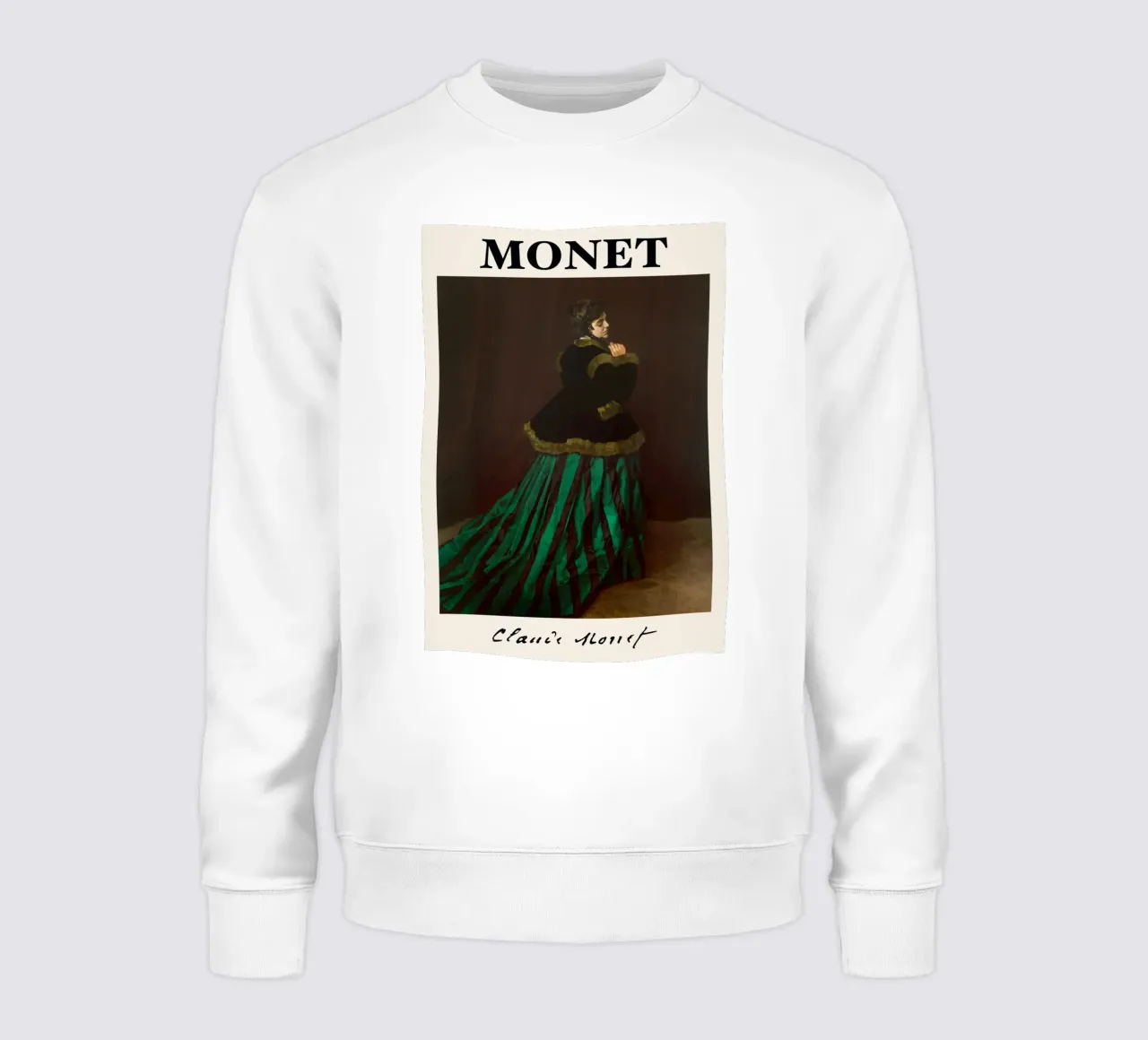 Claude Monet - Camille (La donna in abito verde) Impres felpa da NorwesClub