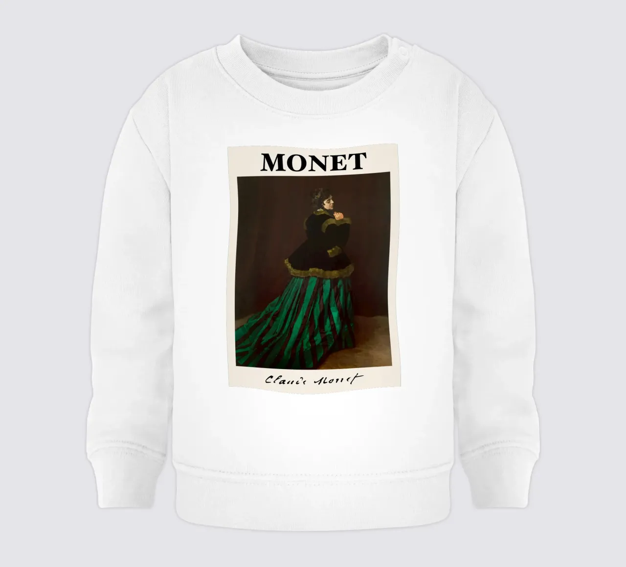 Claude Monet - Camille (La donna in abito verde) Impres felpa neonato da NorwesClub