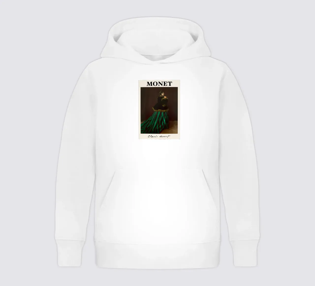 Claude Monet - Camille (Die Frau im grünen Kleid) Impres Kinder Hoodie von NorwesClub