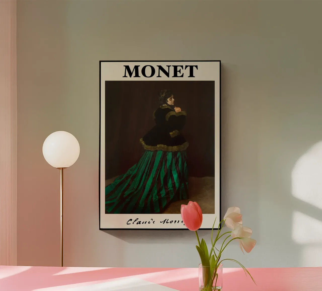 Claude Monet - Camille (La donna in abito verde) Impres plexiglass da NorwesClub