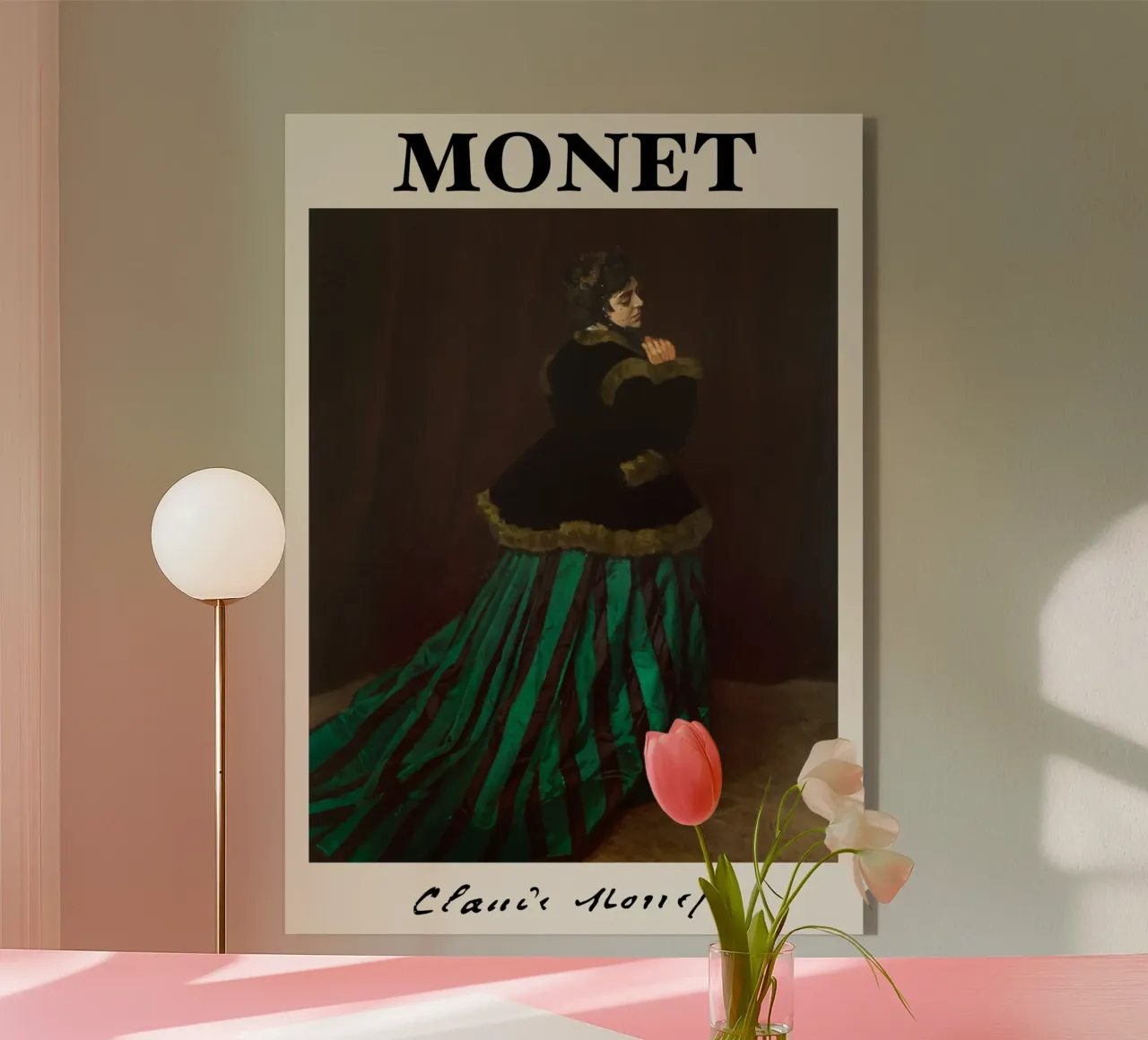 Claude Monet - Camille (La donna in abito verde) Impres plexiglass da NorwesClub