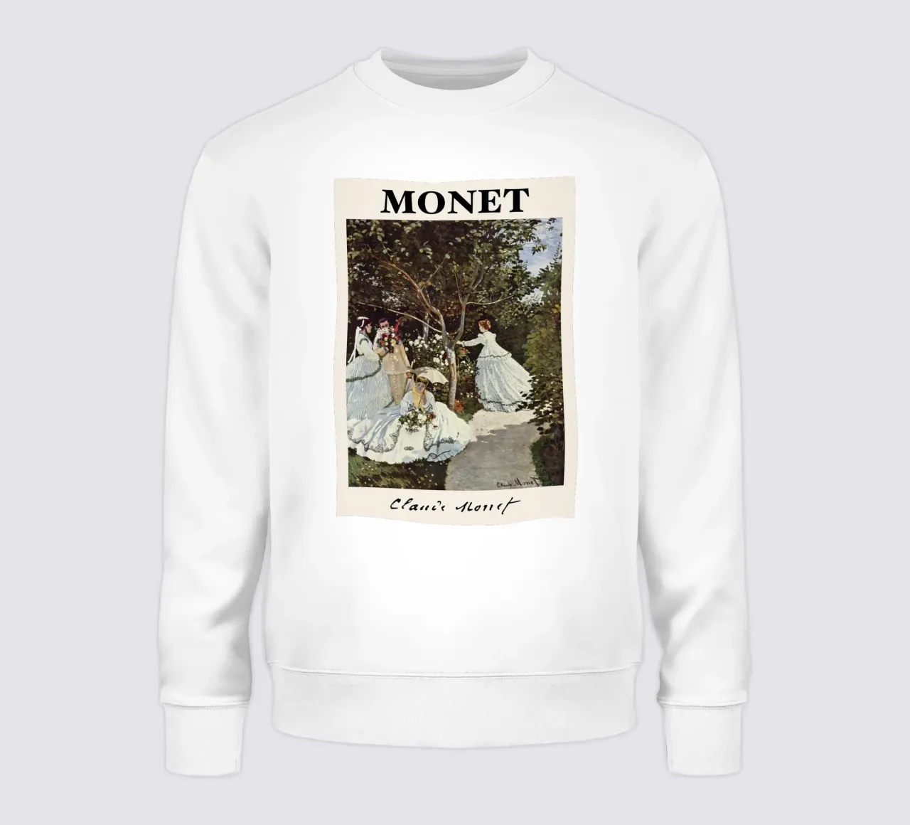 Claude Monet - Donne in giardino: Il maestro impressionista felpa da NorwesClub