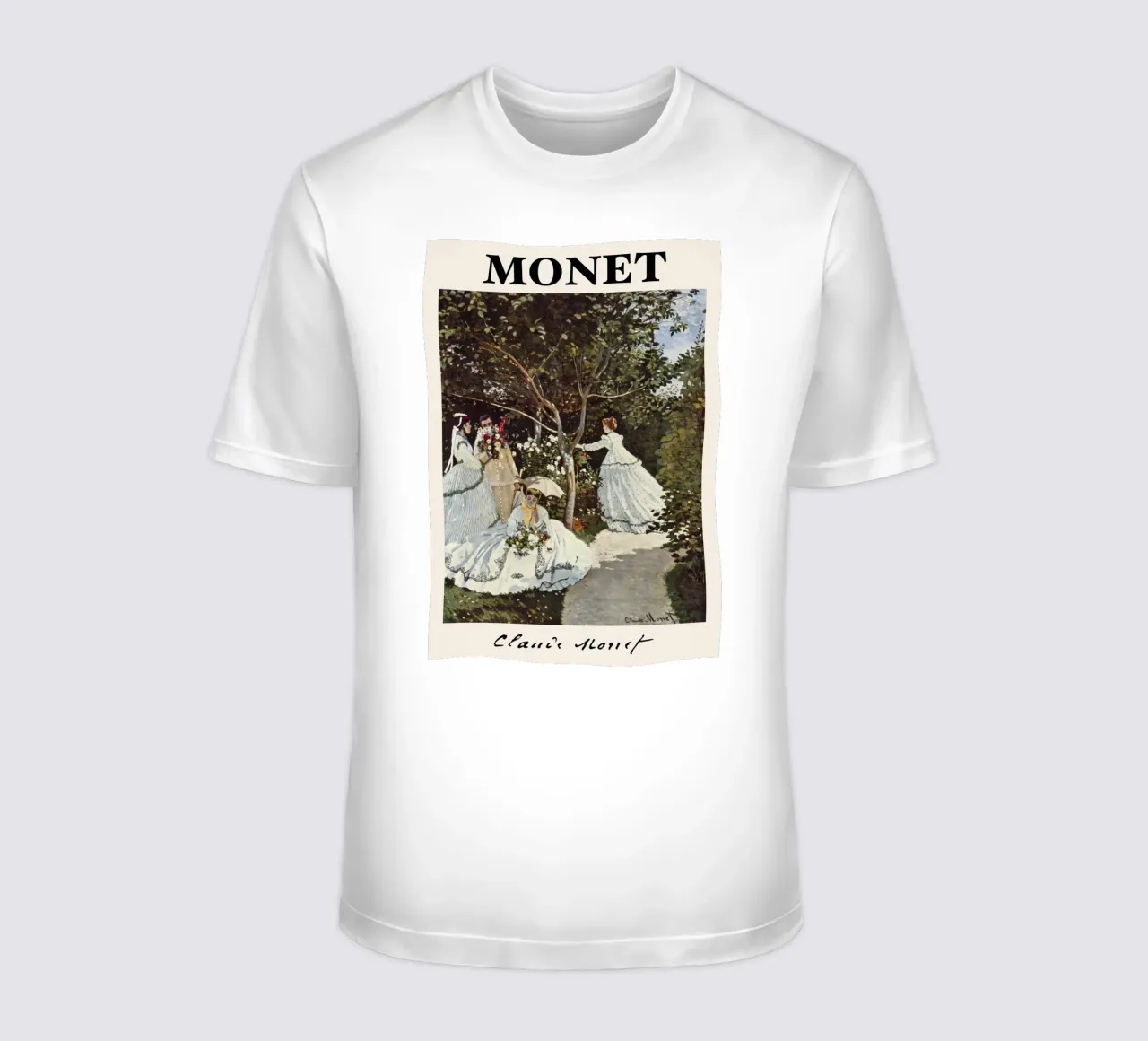 Claude Monet - Donne in giardino: Il maestro impressionista t-shirt da NorwesClub