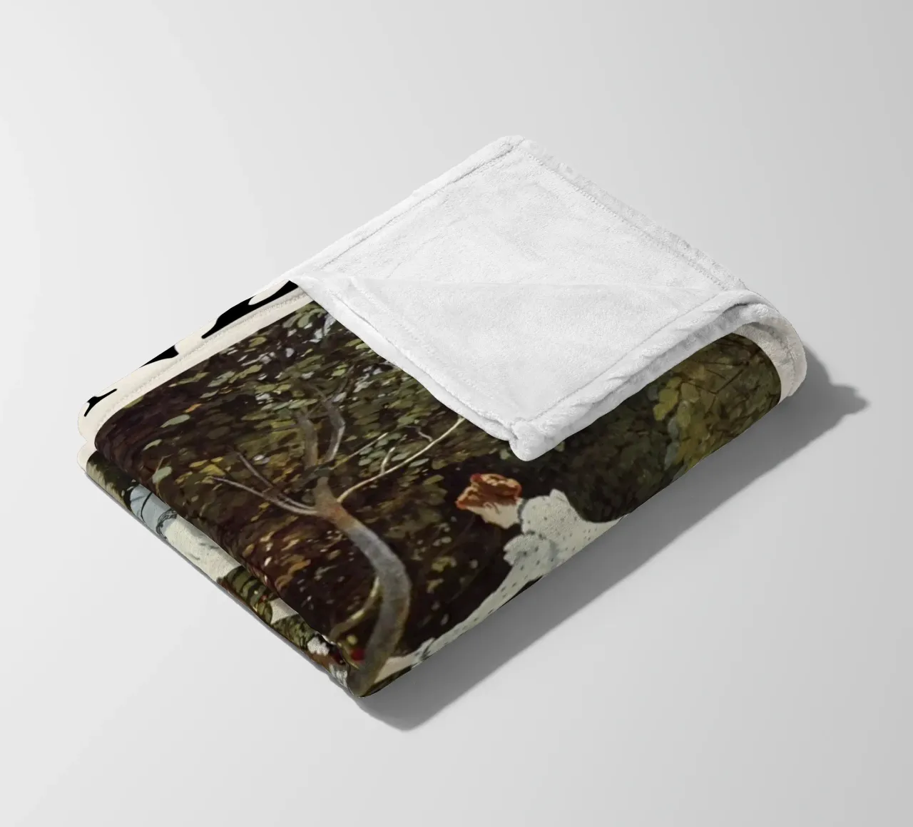 Claude Monet - Donne in giardino: Il maestro impressionista coperta in pile da NorwesClub