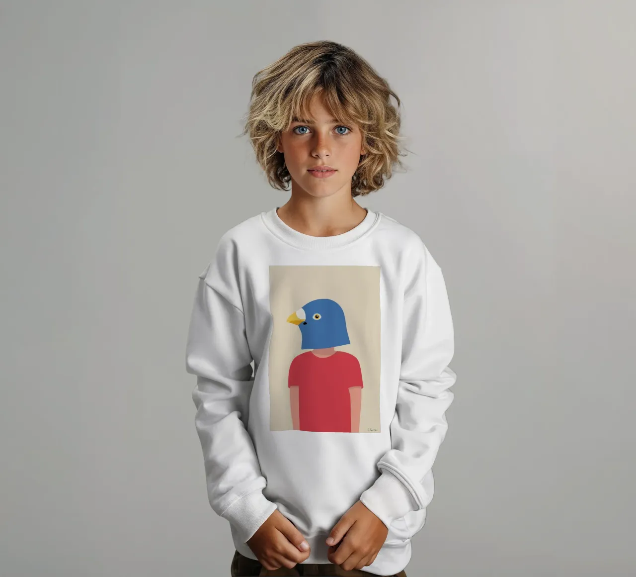En Smuk Dag Som En Fugl felpa bambino da Swen Swensøn