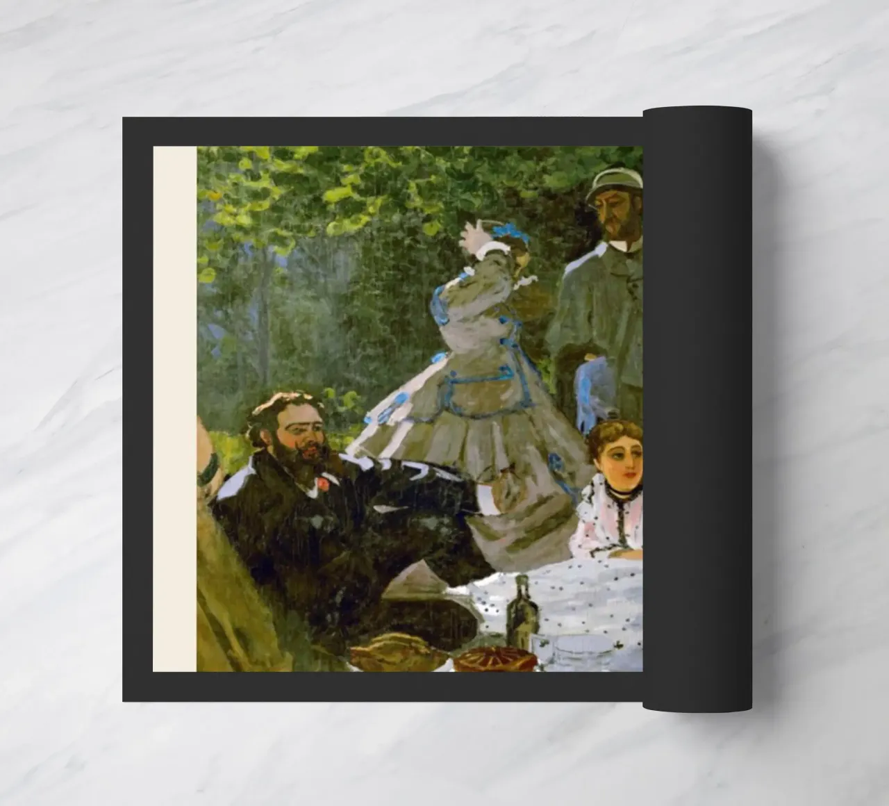 Claude Monet - Il pranzo sull'erba: maestro impressionista zerbino da NorwesClub