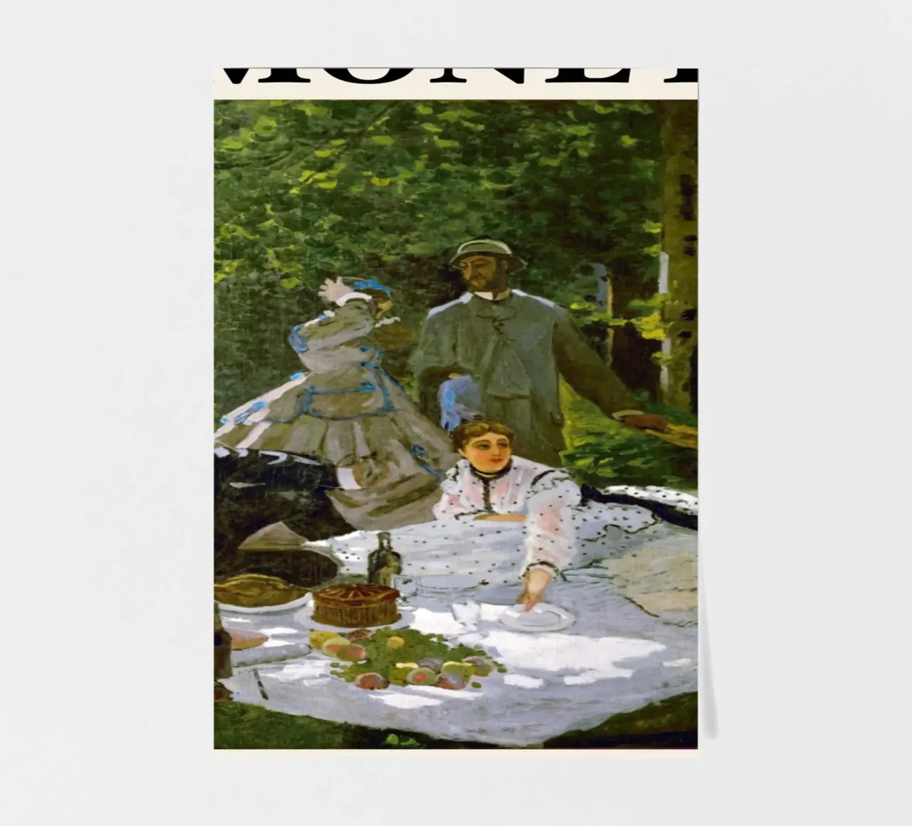 Claude Monet - Das Frühstück im Gras: Impressionist Master Stickerbogen von NorwesClub