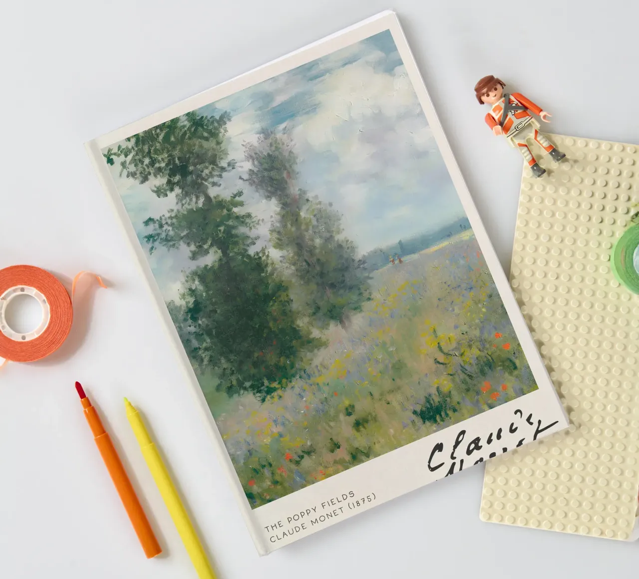 Claude Monet - The Poppy Fields (Argenteuil) Impressionist A notebook by NorwesClub