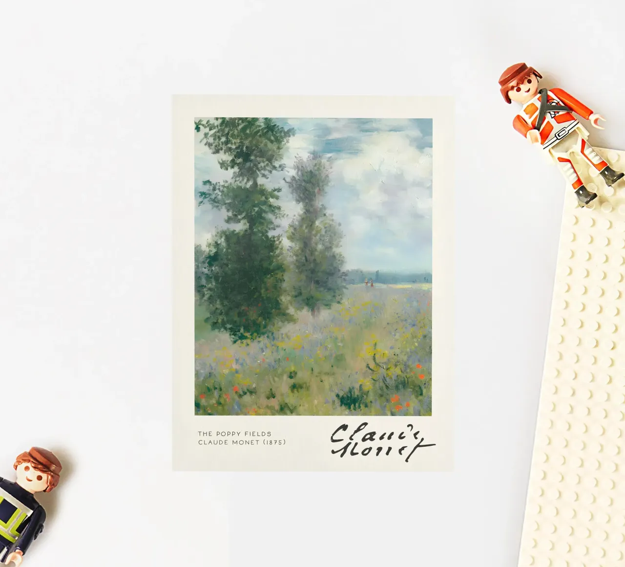 Claude Monet - Die Mohnfelder (Argenteuil) Impressionist A Sticker von NorwesClub